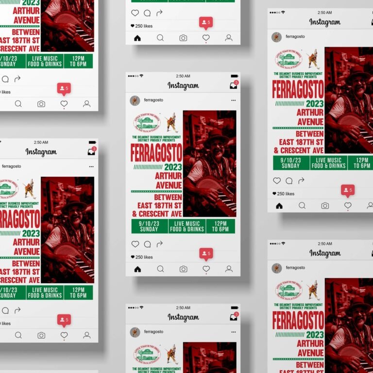Ferragosto, Social media set
